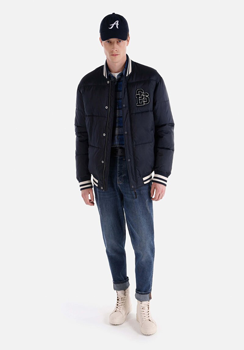 Afișați detalii pentru Jacheta De Barbati Albastru Marin Regular Fit  Cl1064945