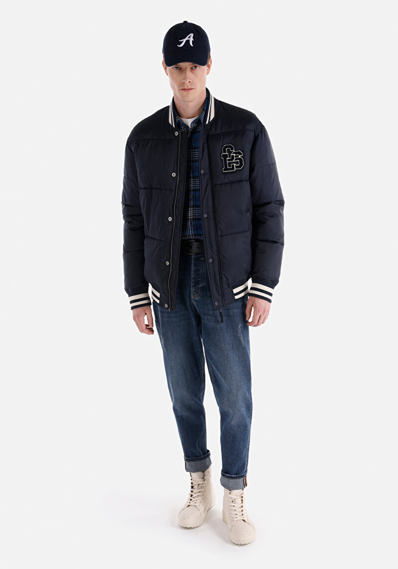 Afișați detalii pentru Jacheta De Barbati Albastru Marin Regular Fit  Cl1064945