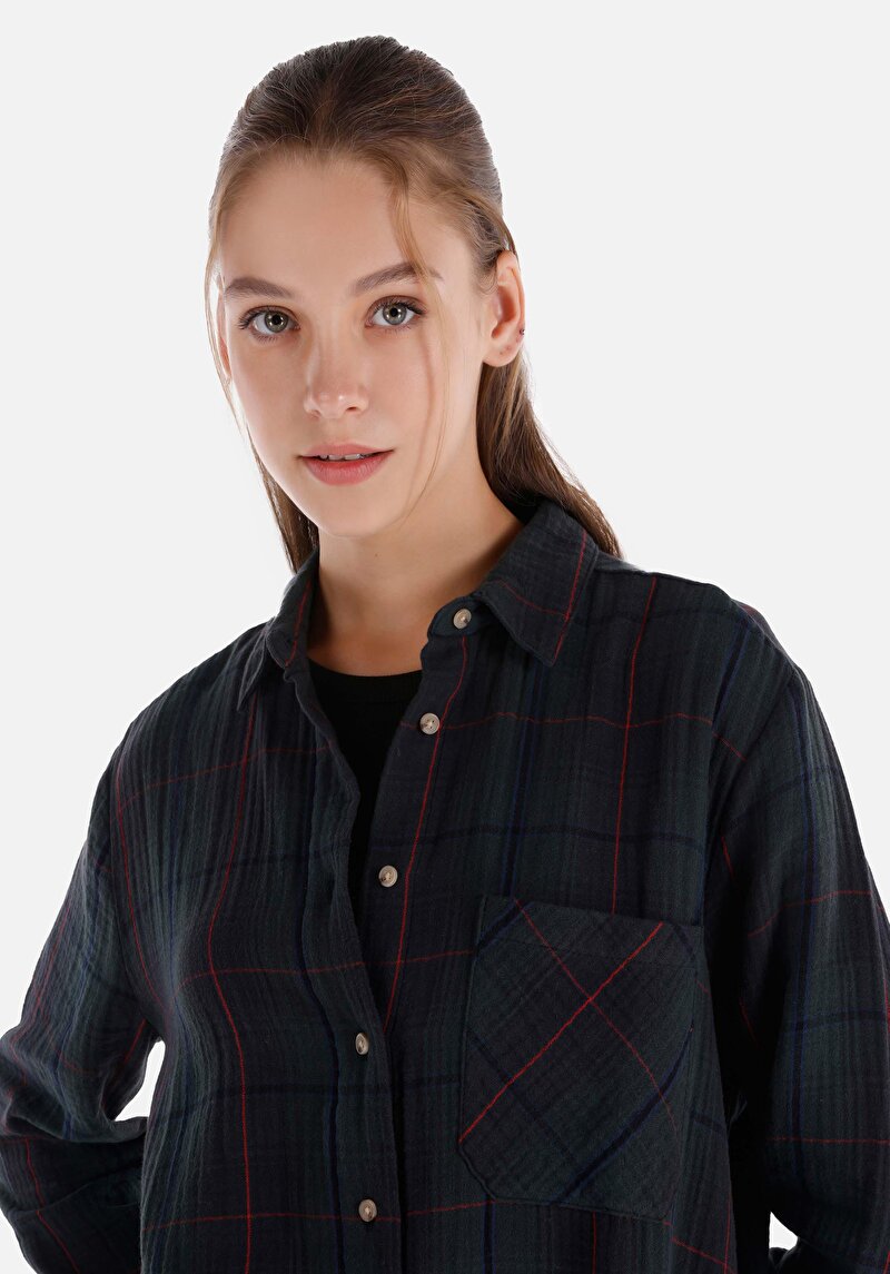 Afișați detalii pentru Camasa Cu Maneca Lunga De Dama Verde   Cl1065851