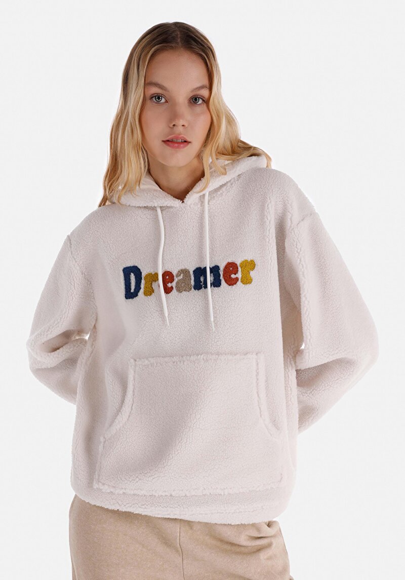 Imagine a Hanorac / Bluza De Dama Alb Cl1065932