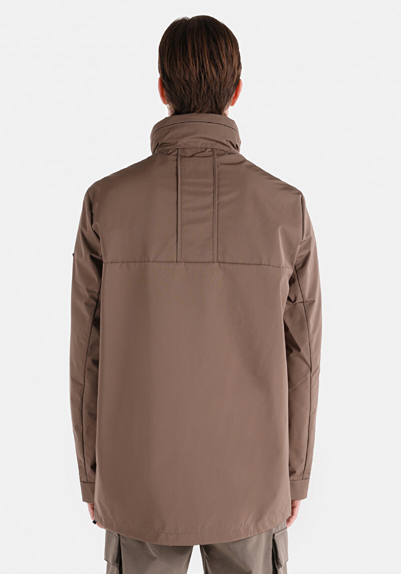 Afișați detalii pentru Palton Bej Pentru Bărbați Regular Fit