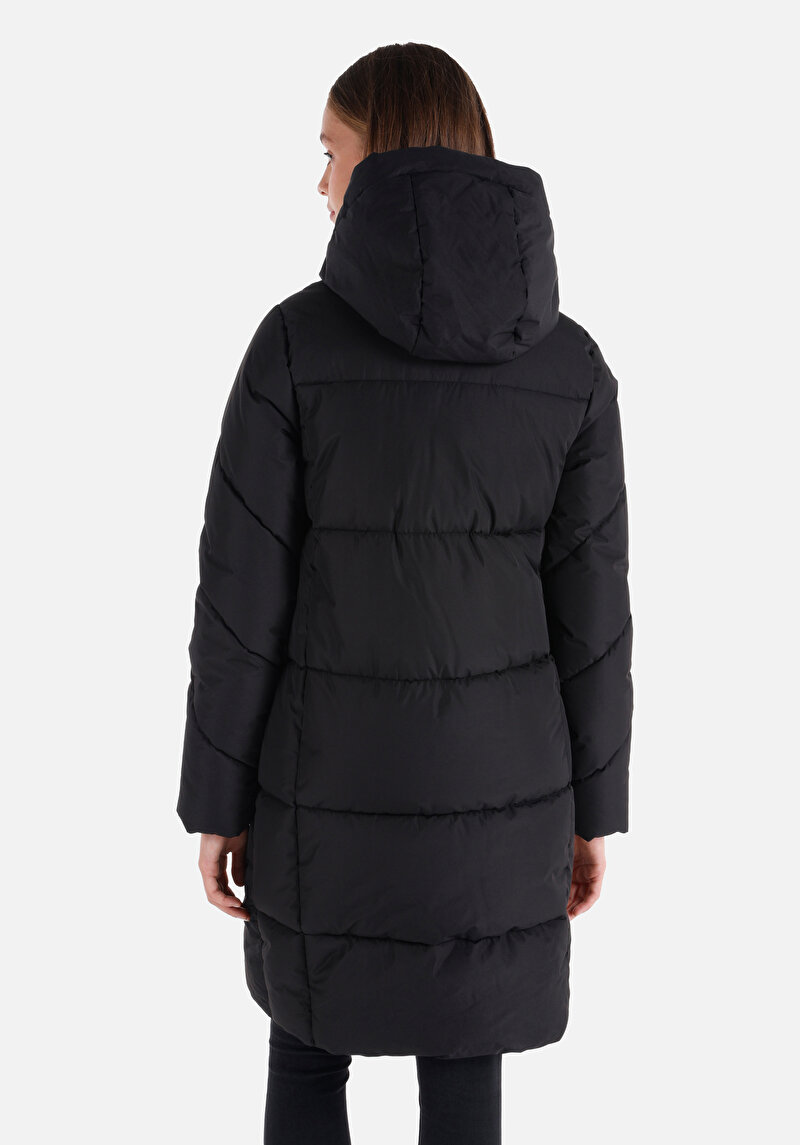 Imagine a Palton De Dama Negru Regular Fit Cl1064973