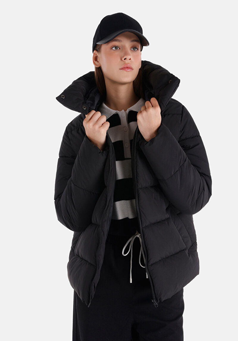 Imagine a Jacheta De Dama Negru Regular Fit Cl1064981