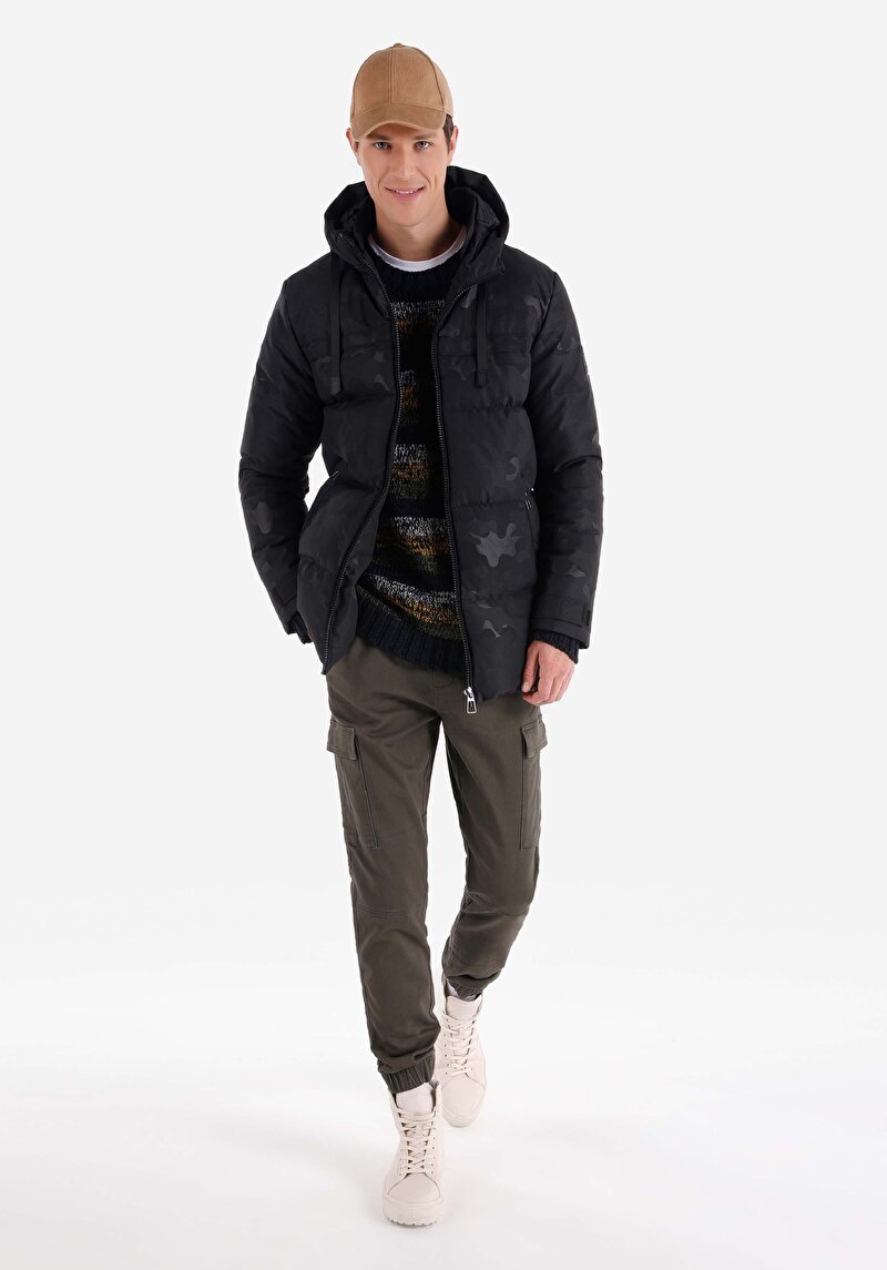 Imagine a Jacheta De Barbati Negru Regular Fit Cl1066369