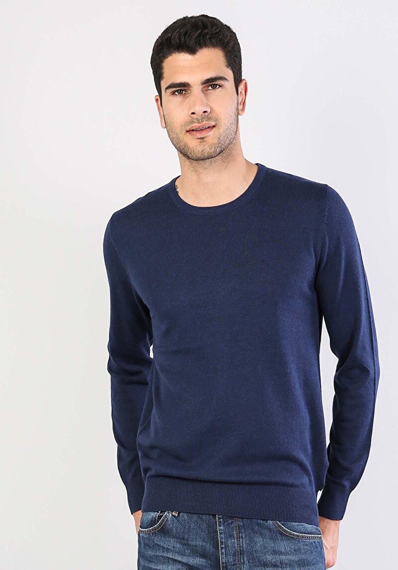 Imagine a Pulover De Barbati Albastru Regular Fit  Cl1023186