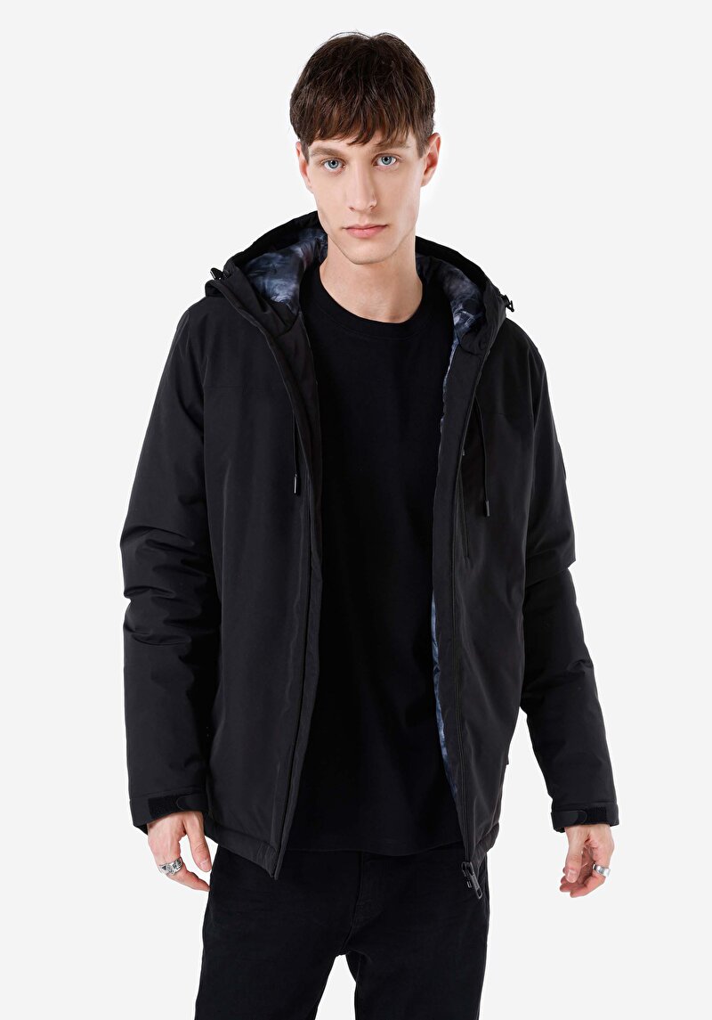 Imagine a Jacheta De Barbati Negru Regular Fit  Cl1066656