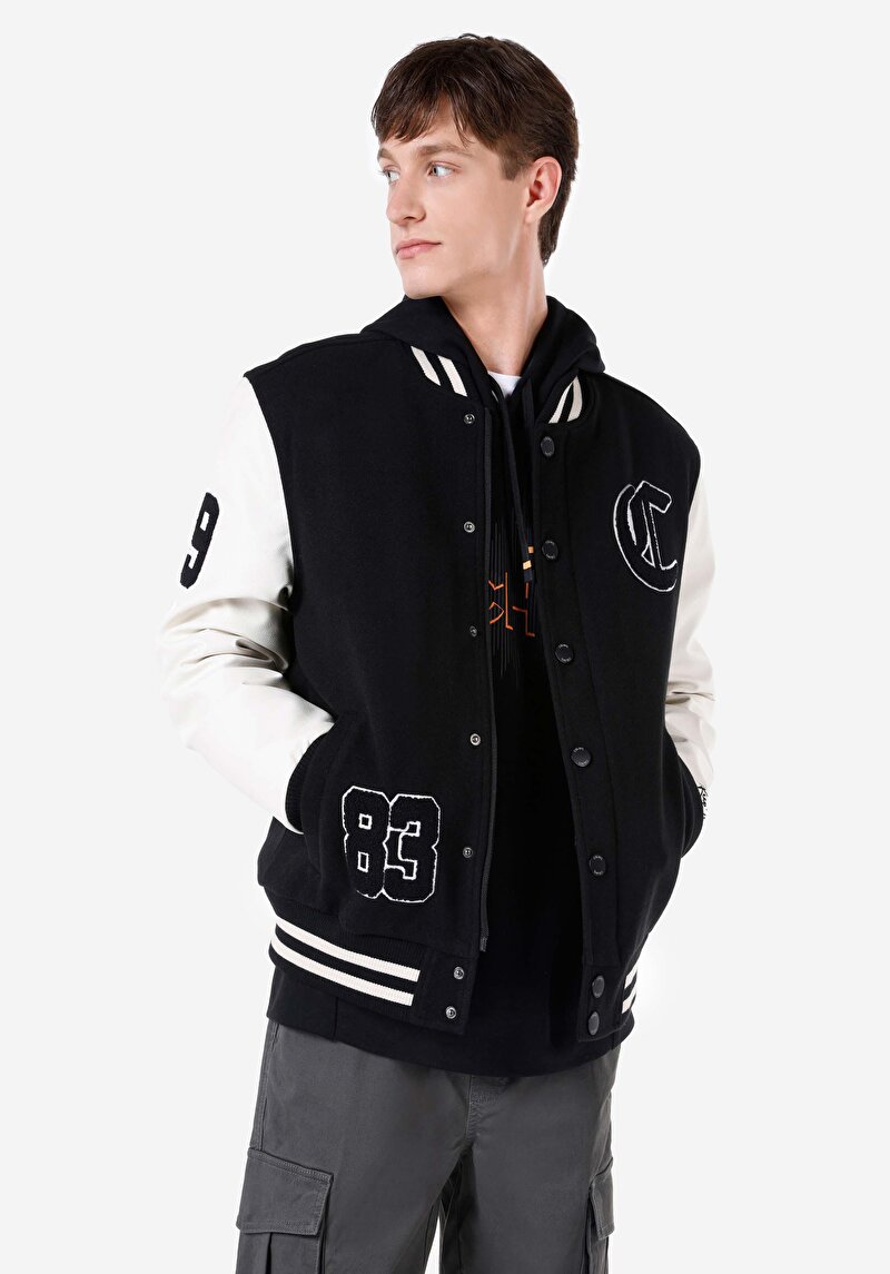 Imagine a Jacheta De Barbati Negru Regular Fit Cl1066706