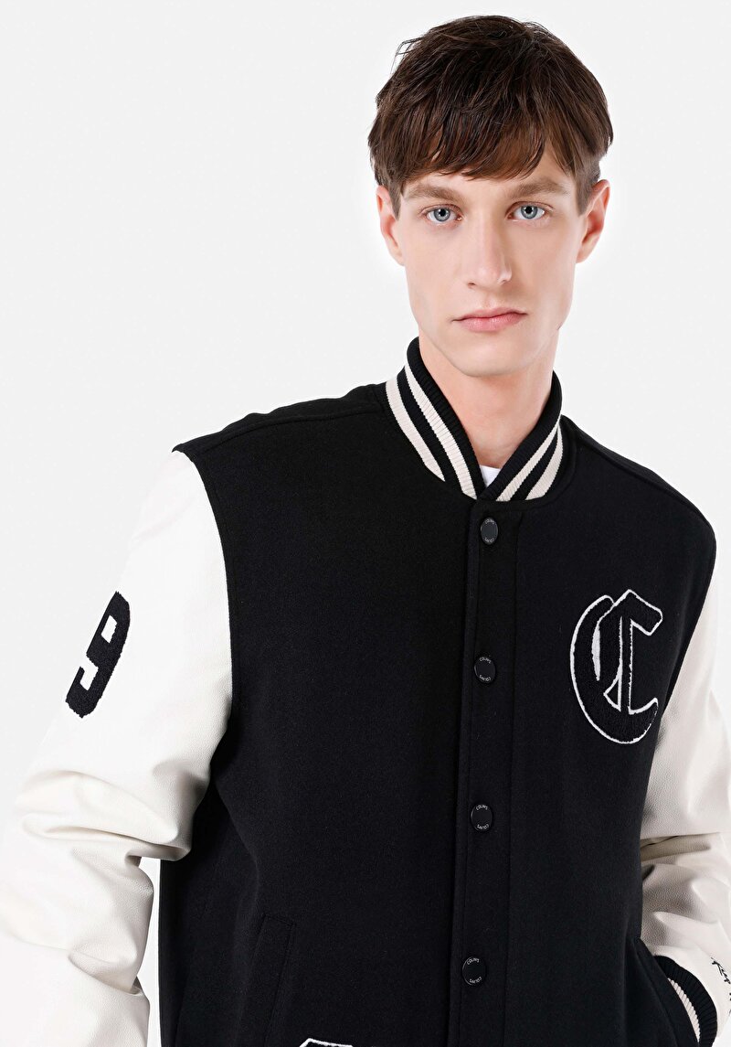 Imagine a Jacheta De Barbati Negru Regular Fit Cl1066706