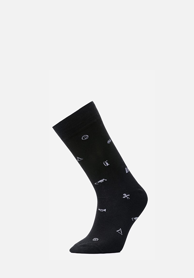 Imagine a Șosete Negre Pentru Bărbați