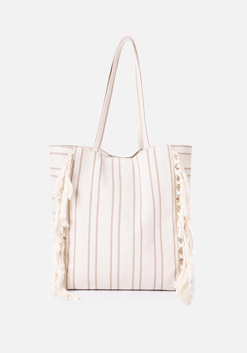 Imagine a Geanta De Dama Ecru Modern Fit Cl1068285