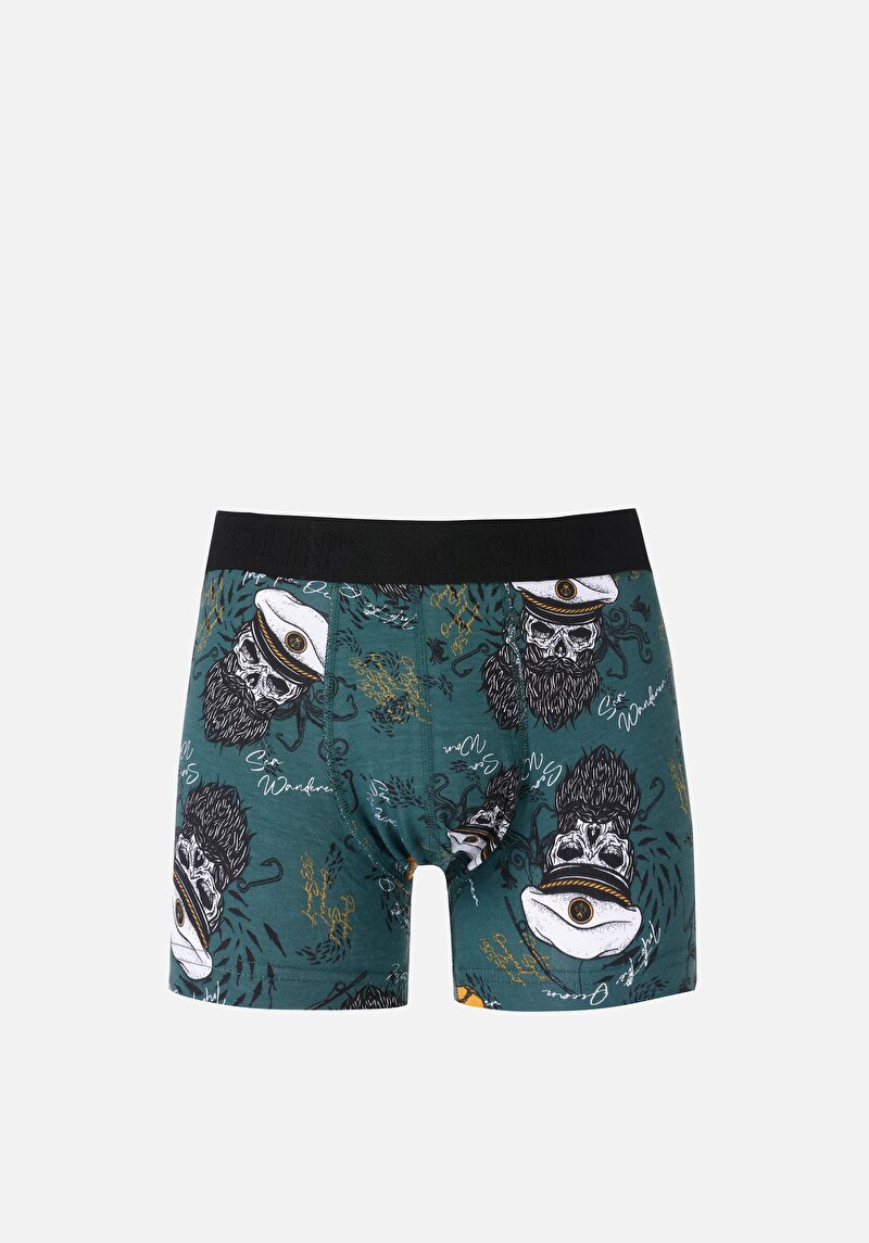 Imagine a Lenjerie Intima De Barbati Verde Modern Fit  Cl1067065