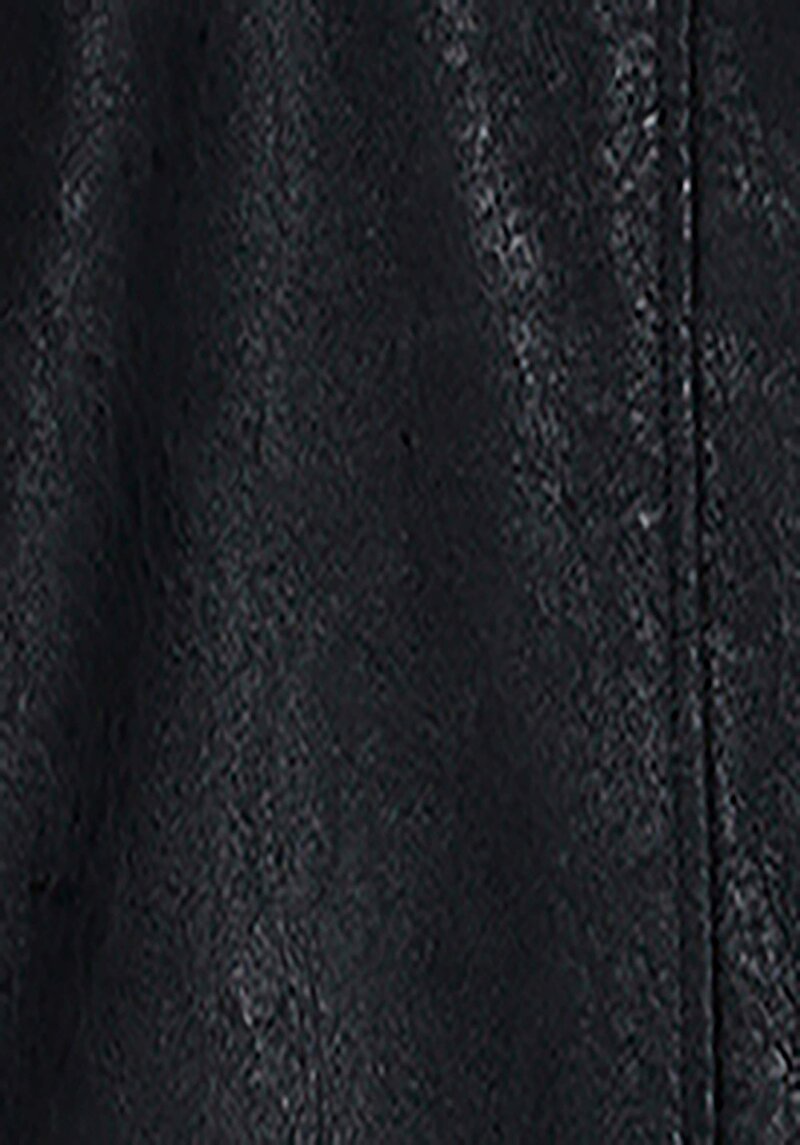 Afișați detalii pentru Palton Negru Pentru Bărbați Slim Fit Pu