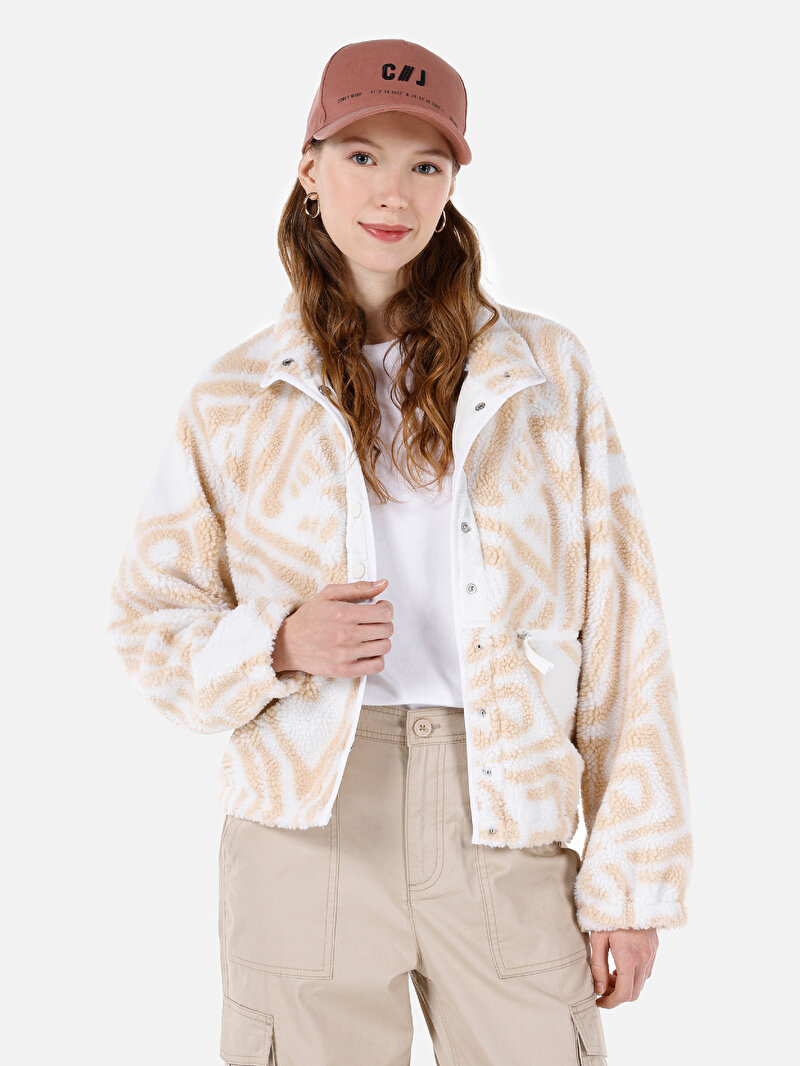 Imagine a Jacheta De Dama Bej Regular Fit Cl1067113