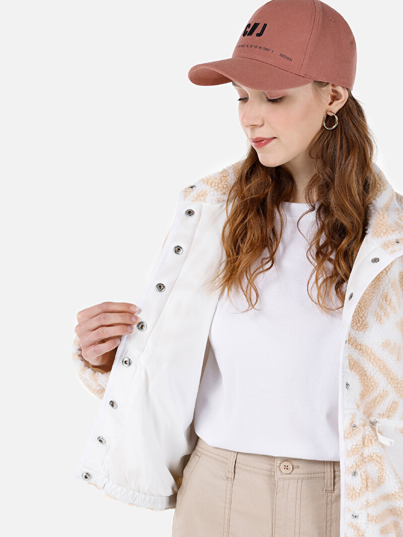 Afișați detalii pentru Jacheta De Dama Bej Regular Fit  Cl1067113