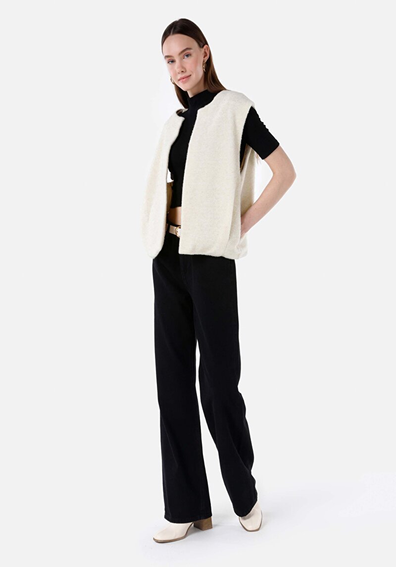 Afișați detalii pentru Jachetă Ecru Pentru Femei Regular Fit