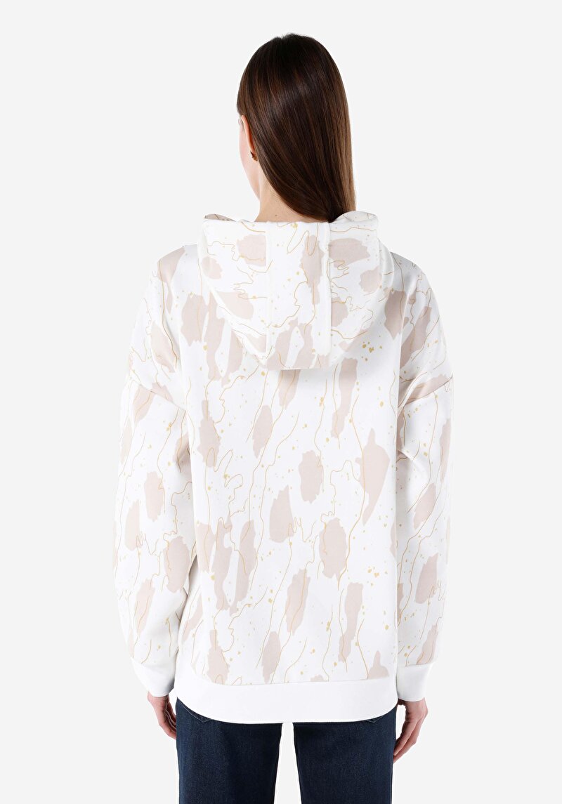 Afișați detalii pentru Hanorac Alb Pentru Femei Comfort Fit