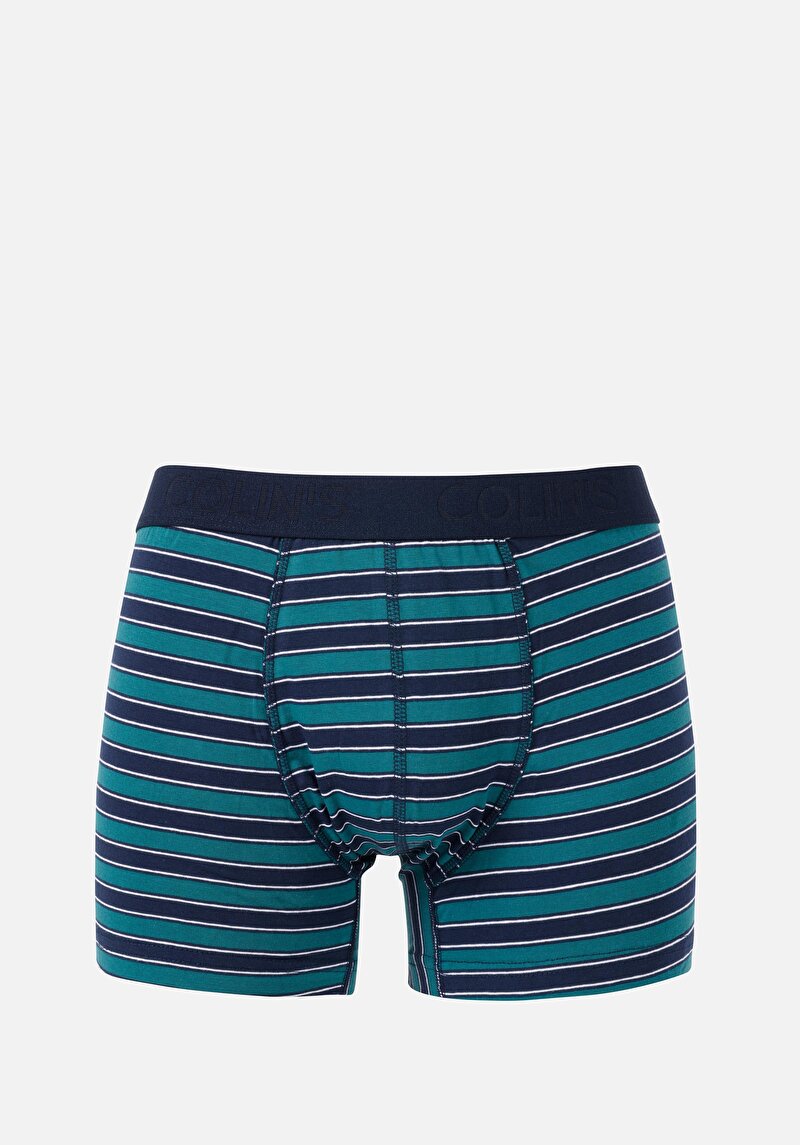 Imagine a Boxer Verde Pentru Bărbați Modern Fit Printed