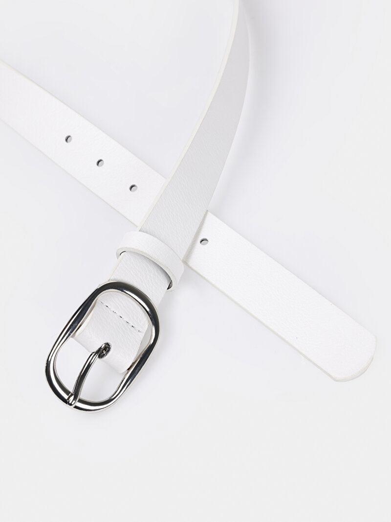 Afișați detalii pentru Curea Albă Pentru Femei