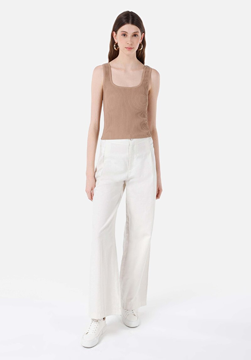 Imagine a Pulover Cu Mâneci Scurte De Dama Slim Fit Cl1067902