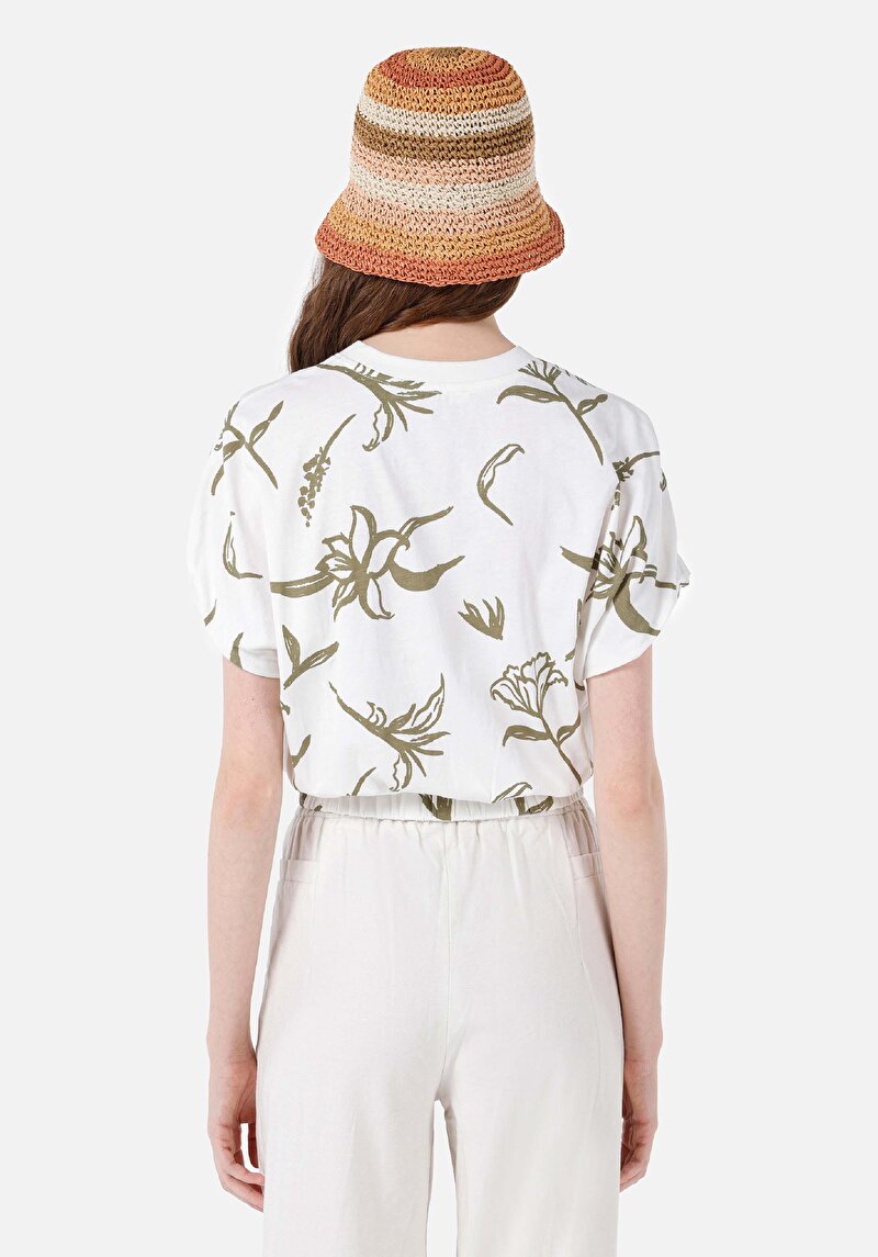 Afișați detalii pentru Tricou Cu Maneca Scurta De Dama Alb Regular Fit  Cl1068092