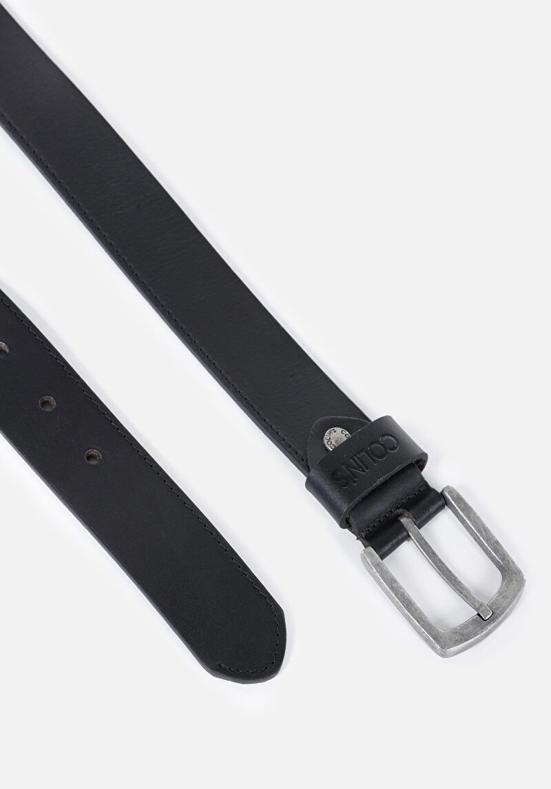 Afișați detalii pentru Curea De Barbati Negru Modern Fit  Cl1069340