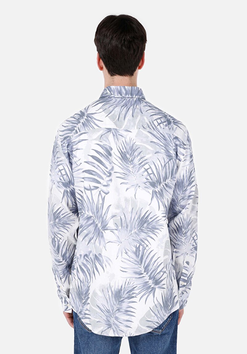 Afișați detalii pentru Camasa Cu Maneca Lunga De Barbati Albastru Regular Fit  Cl1067576