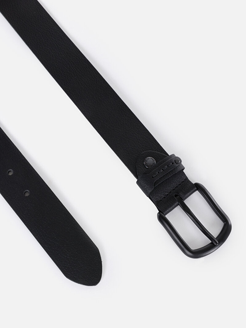 Afișați detalii pentru Curea De Barbati Negru Modern Fit  Cl1069336