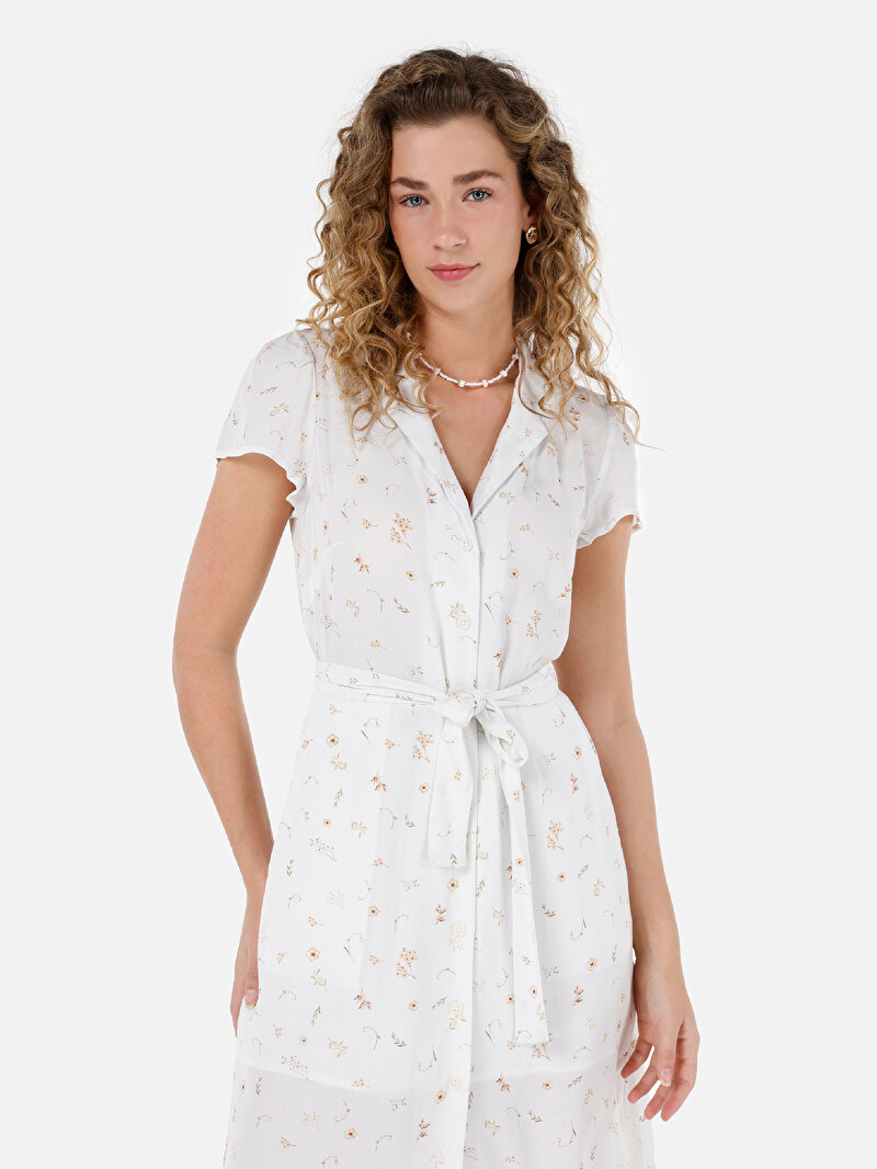 Afișați detalii pentru Rochie De Dama Alb Regular Fit  Cl1068978