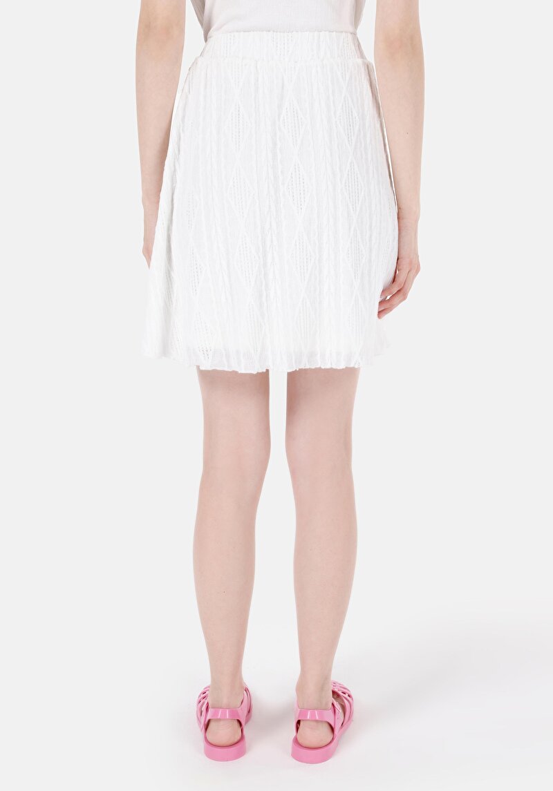 Imagine a Fusta De Dama Alb Regular Fit Cl1069064