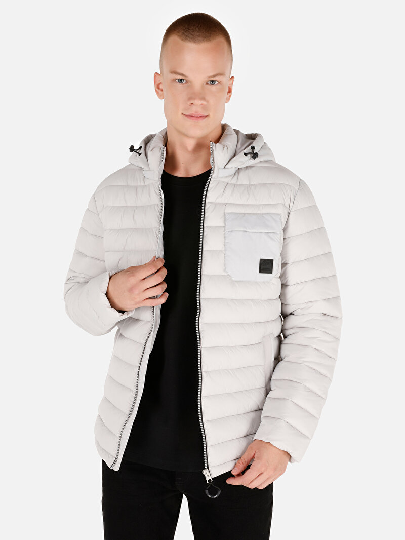 Imagine a Jacheta De Barbati Alb Slim Fit Cl1071235