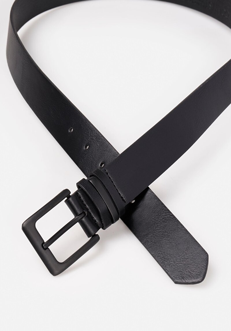 Afișați detalii pentru Curea De Barbati Negru Modern Fit  Cl1067415