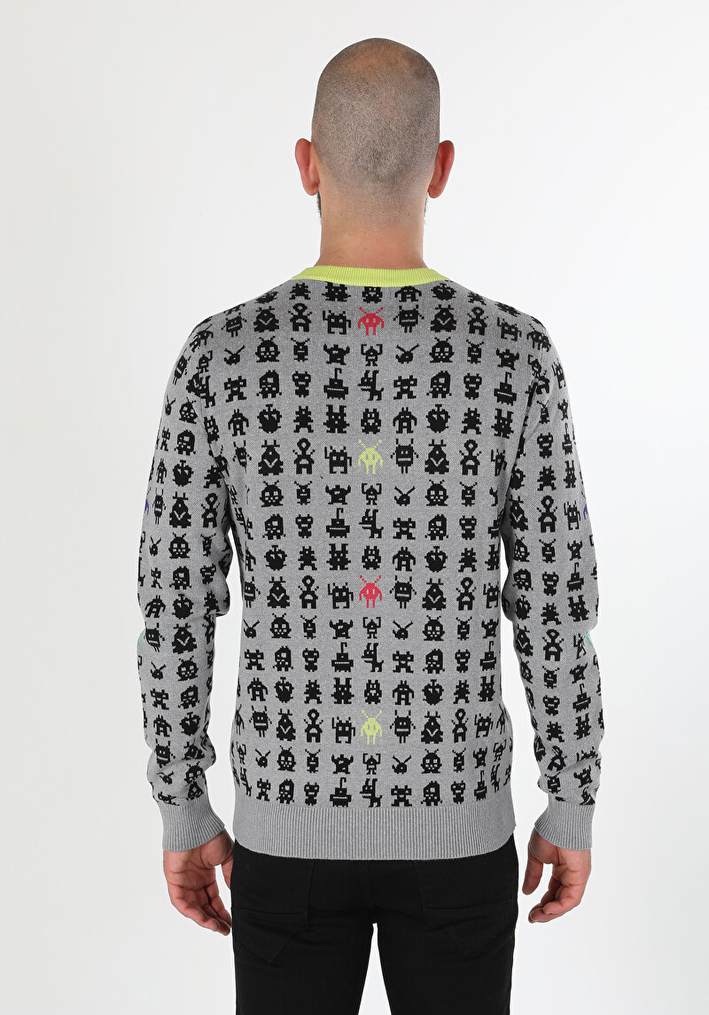 Afișați detalii pentru Pulover De Barbati Gri Regular Fit  Cl1060067