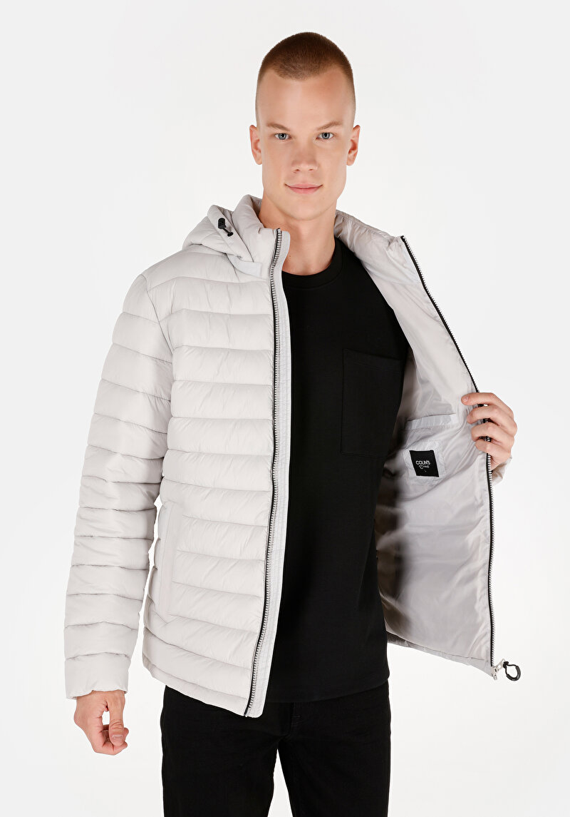 Afișați detalii pentru Jacheta De Barbati Alb Slim Fit  Cl1071235