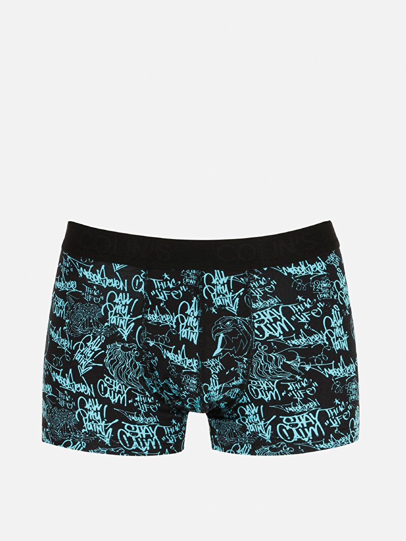 Afișați detalii pentru Boxer Negru Pentru Bărbați Modern Fit