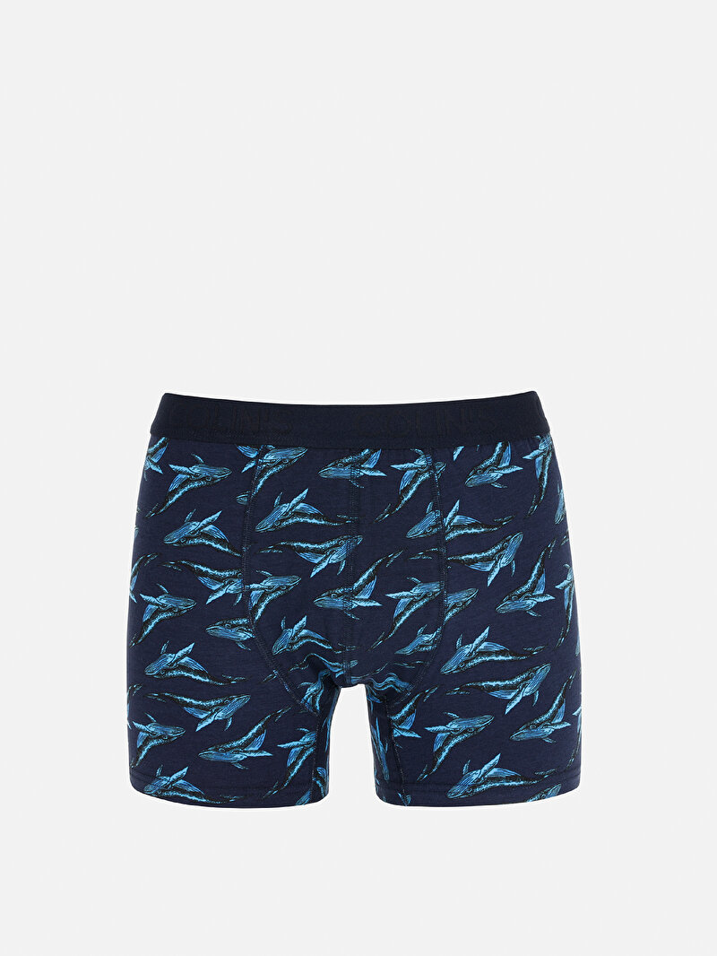 Afișați detalii pentru Modern Fit Boxer Bleumarin Pentru Bărbați