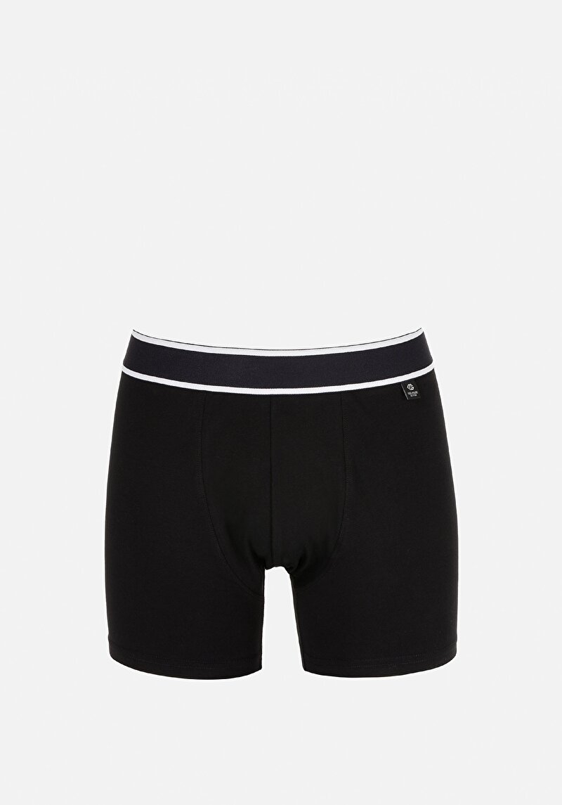 Imagine a Boxer Negru Pentru Bărbați Modern Fit