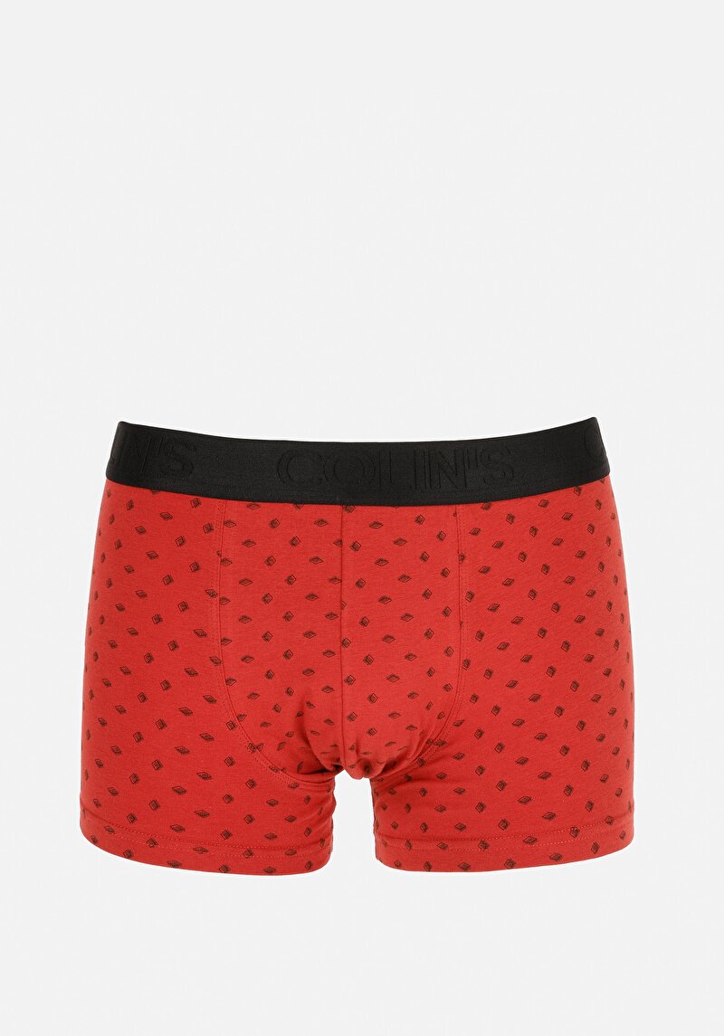 Imagine a Boxer Portocaliu Pentru Bărbați Modern Fit