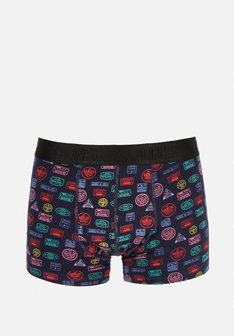 Imagine a Modern Fit Boxer Bleumarin Pentru Bărbați