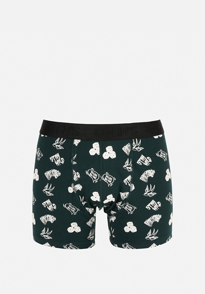 Imagine a Boxer Verde Pentru Bărbați Modern Fit