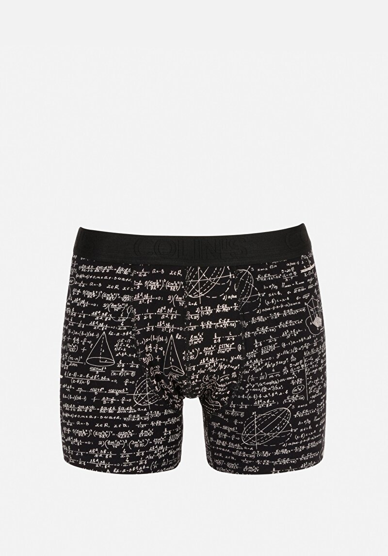 Imagine a Boxer Negru Pentru Bărbați Modern Fit