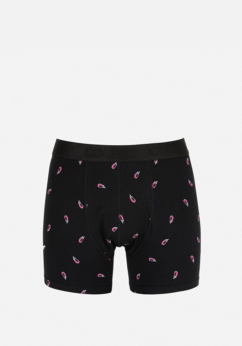 Imagine a Boxer Negru Pentru Bărbați Modern Fit