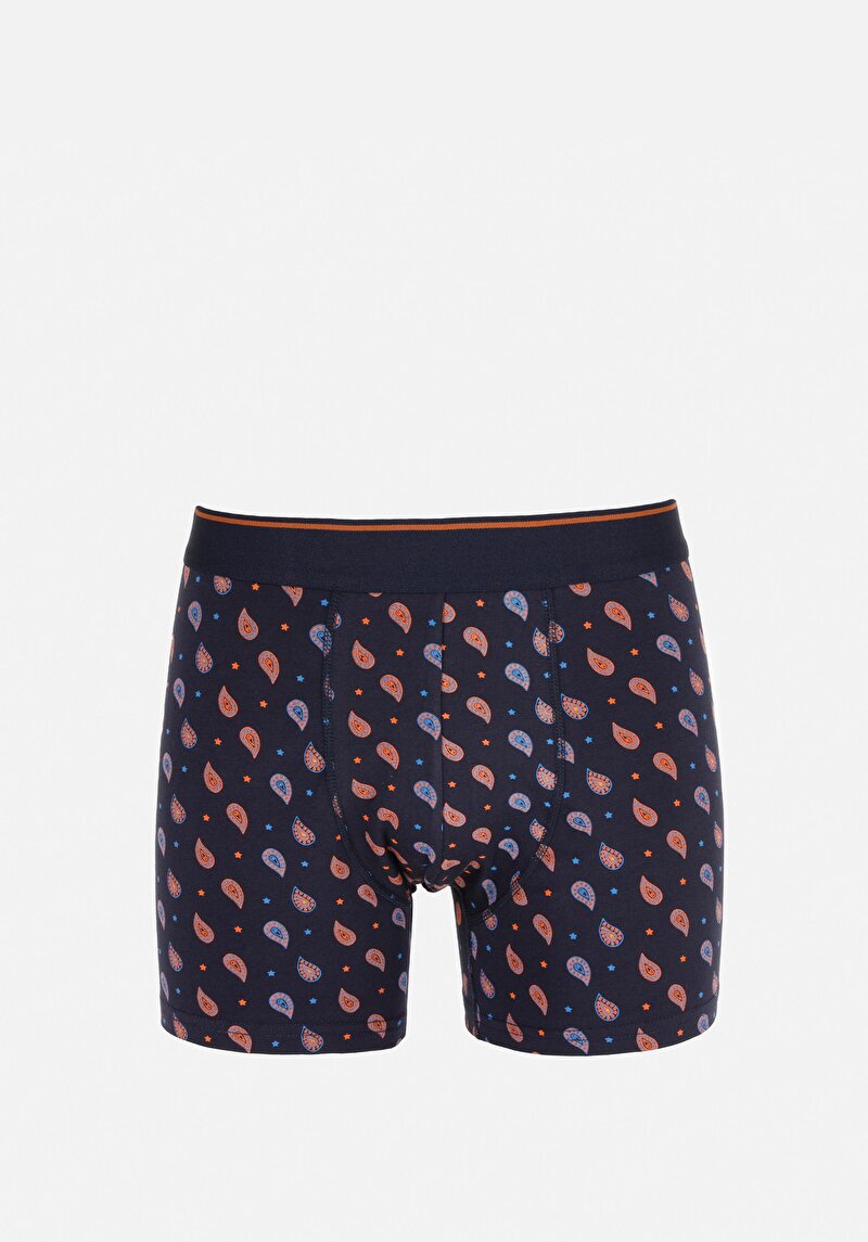 Imagine a Modern Fit Boxer Bleumarin Pentru Bărbați