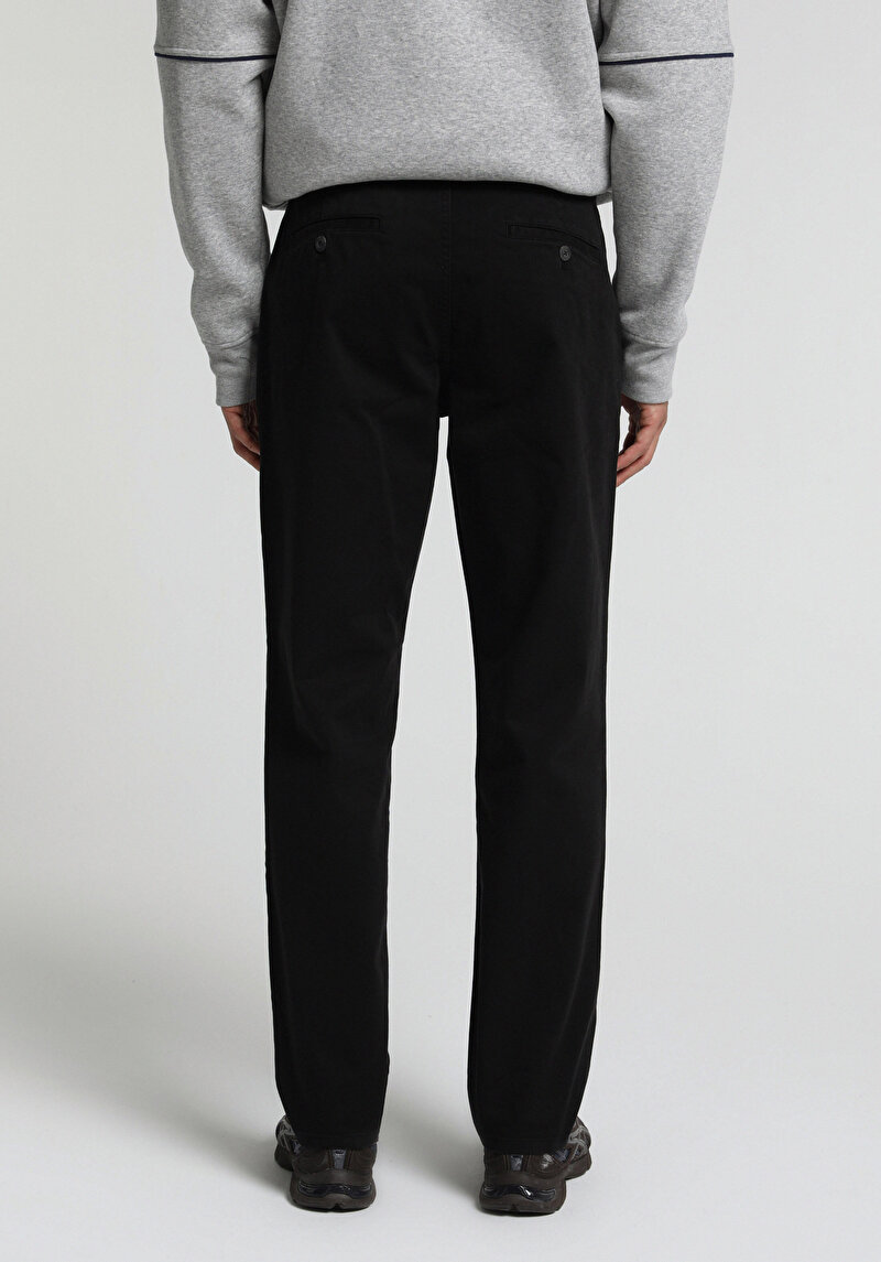 Imagine a Pantaloni De Barbati Negru Regular Fit Cl1049750