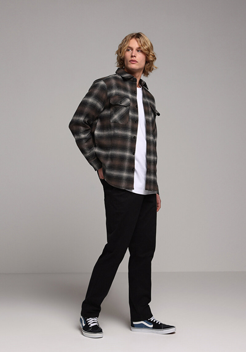 Imagine a Pantaloni De Barbati Negru Regular Fit Cl1049750