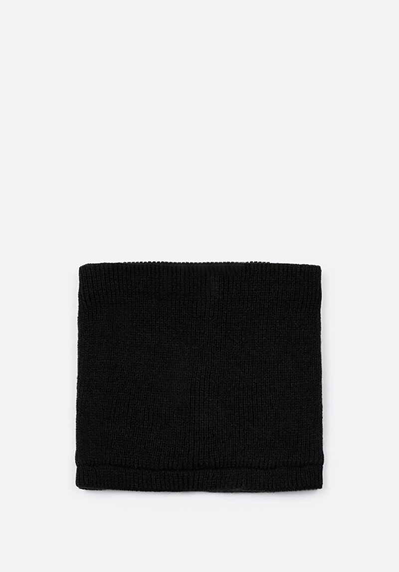 Afișați detalii pentru Eșarfă Neagră Pentru Bărbați