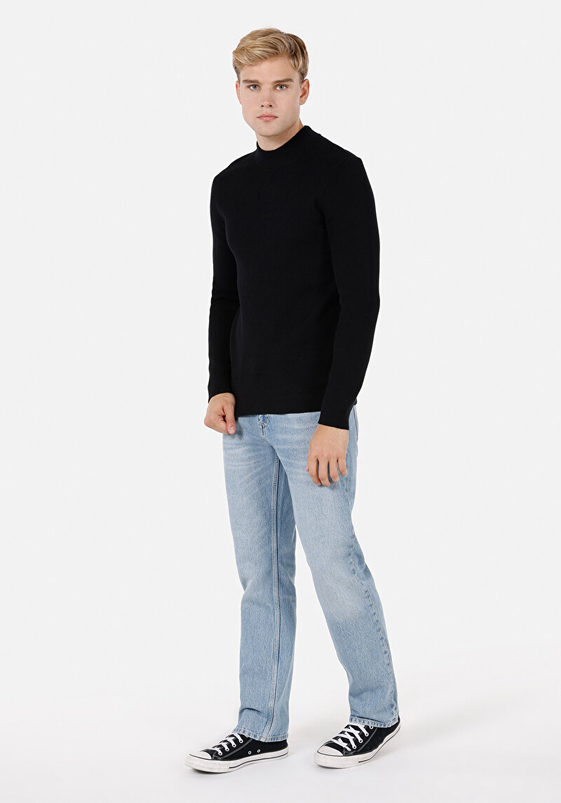 Imagine a Pulover De Barbati Negru Slim Fit Cl1069886