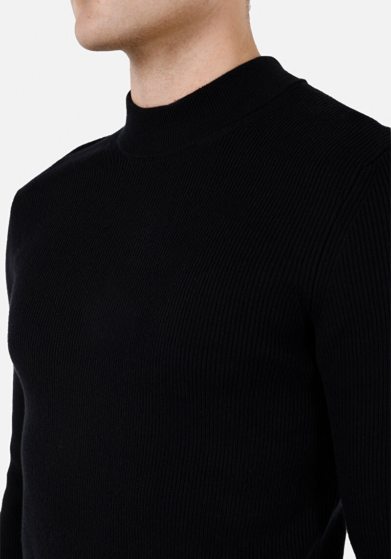 Imagine a Pulover De Barbati Negru Slim Fit Cl1069886