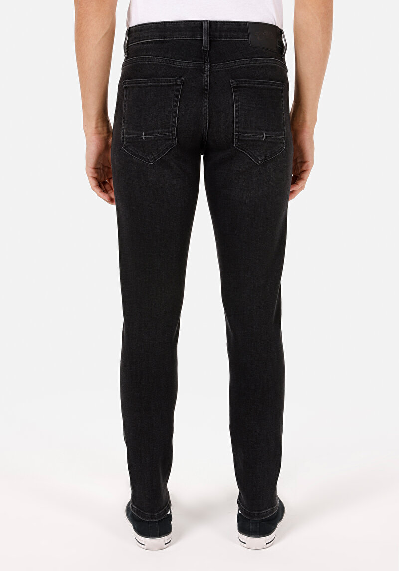 Imagine a Pantaloni De Barbati Negru Slim Fit 041 Danny Cl1072296