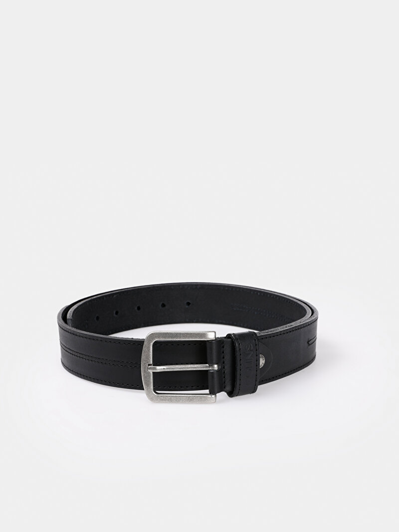 Imagine a Curea De Barbati Negru Modern Fit  Cl1072664