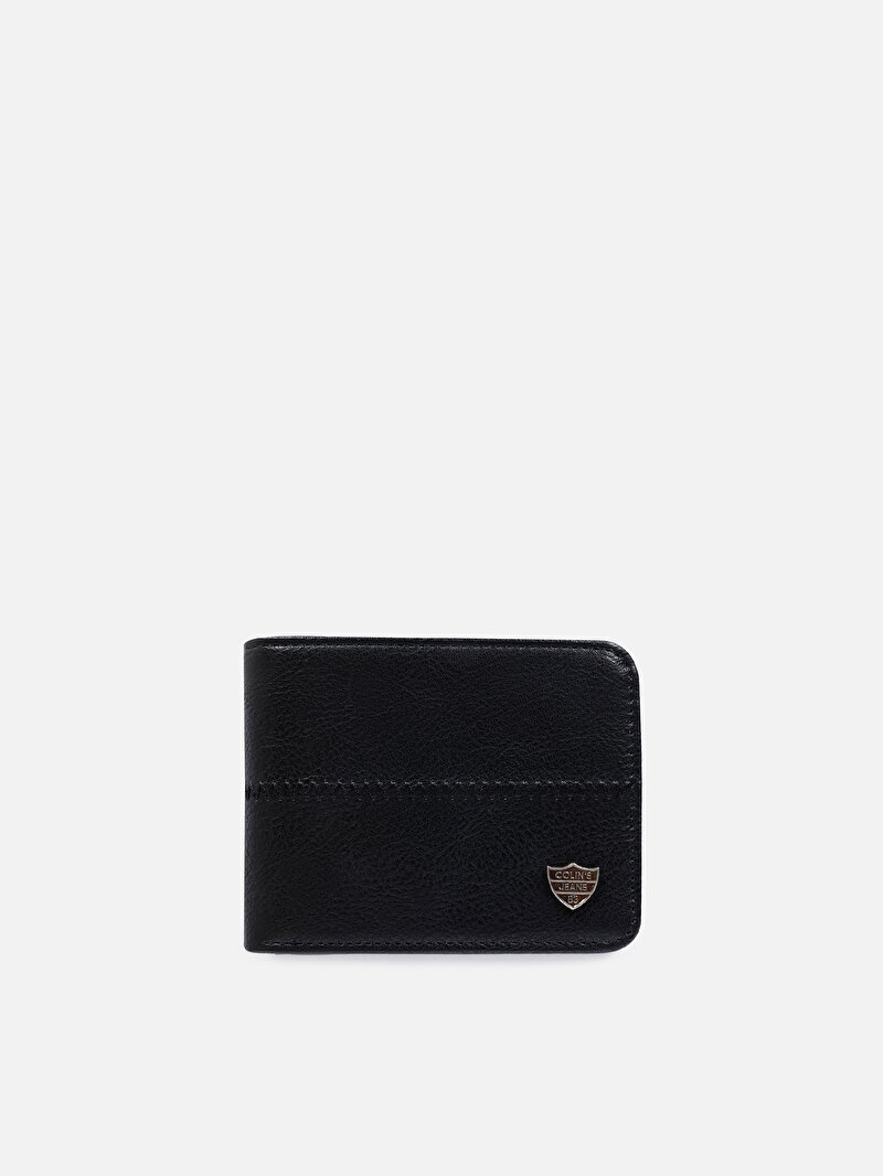 Afișați detalii pentru Portofel De Barbati Negru Modern Fit  Cl1070498